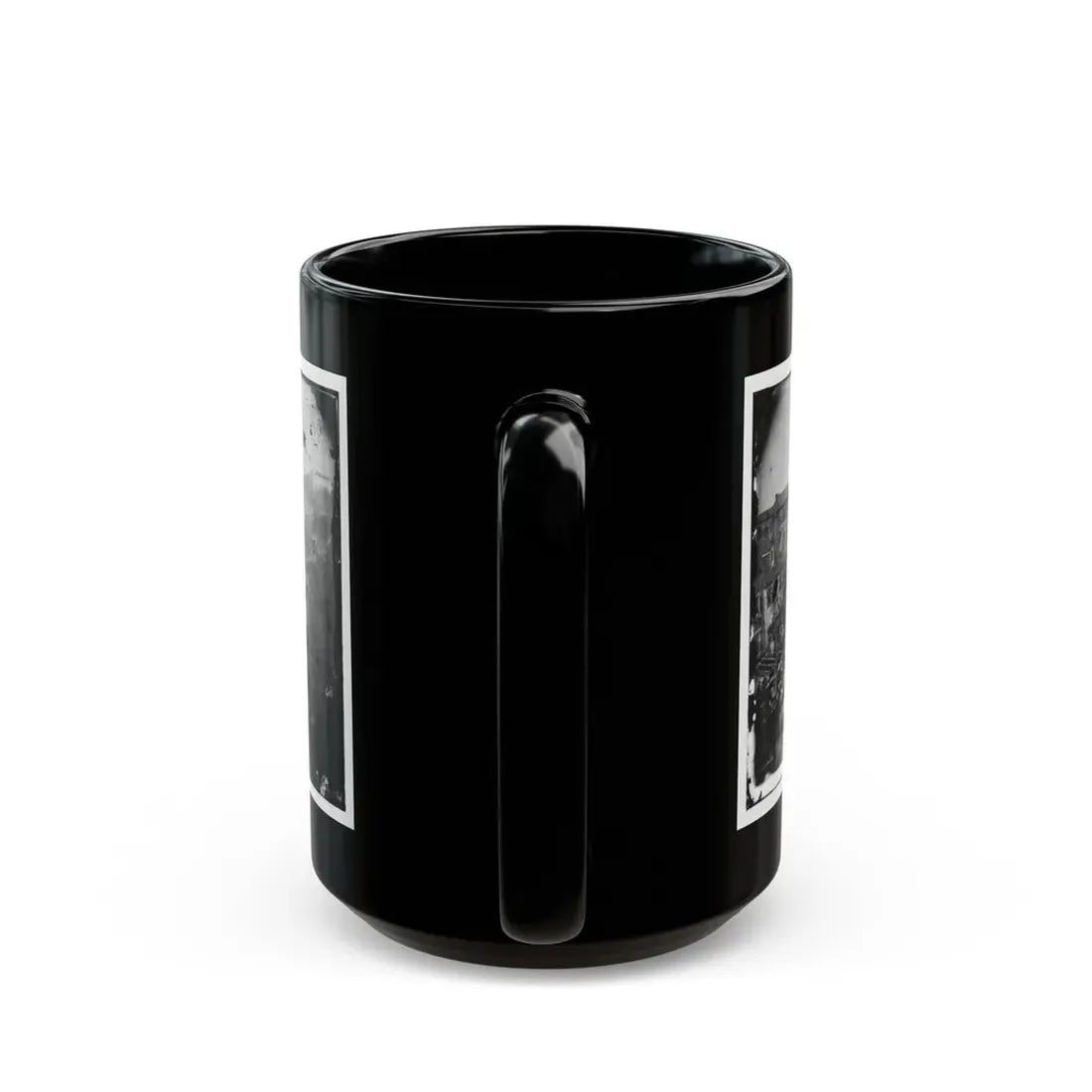 Washington, D.C. President Lincoln's Funeral Procession On Pennsylvania Avenue; Another View (U.S. Civil War) Black Coffee Mug - Go Mug Yourself