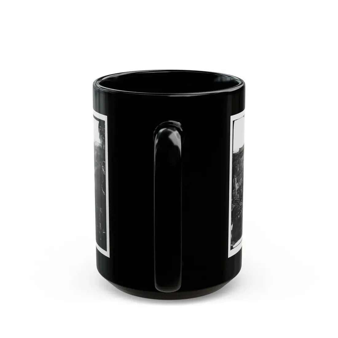 Washington, D.C. President Lincoln's Funeral Procession On Pennsylvania Avenue (U.S. Civil War) Black Coffee Mug - Go Mug Yourself