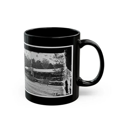 Washington, D.C. Presidential Reviewing Stand, With Guests And Guard (U.S. Civil War) Black Coffee Mug - Go Mug Yourself