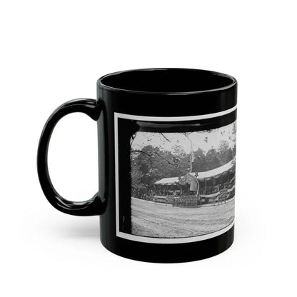 Washington, D.C. Presidential Reviewing Stand, With Guests And Guard (U.S. Civil War) Black Coffee Mug - Go Mug Yourself