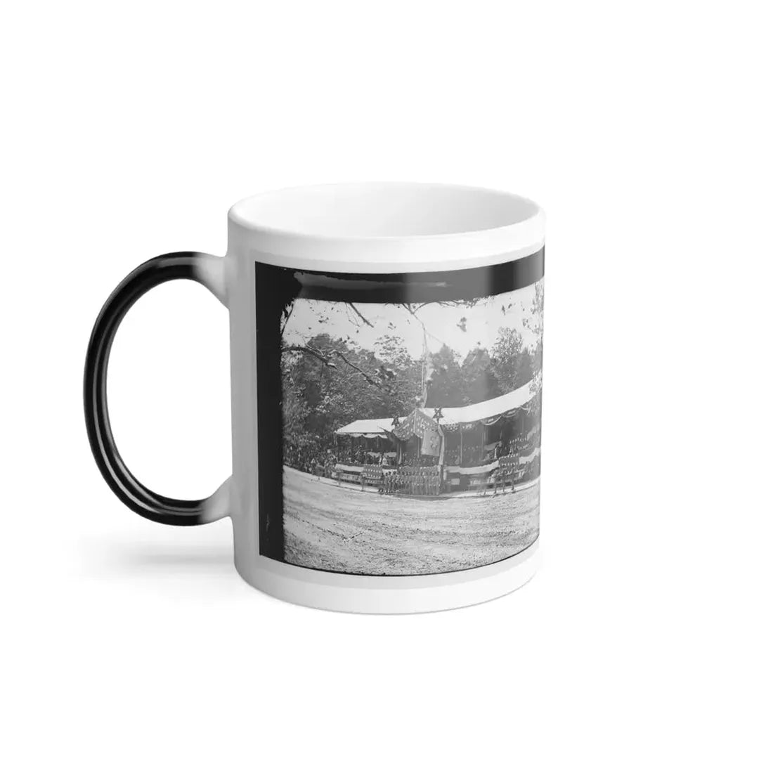 Washington, D.C. Presidential Reviewing Stand, With Guests and Guard (U.S. Civil War) Color Changing Coffee Mug 11oz - Go Mug Yourself
