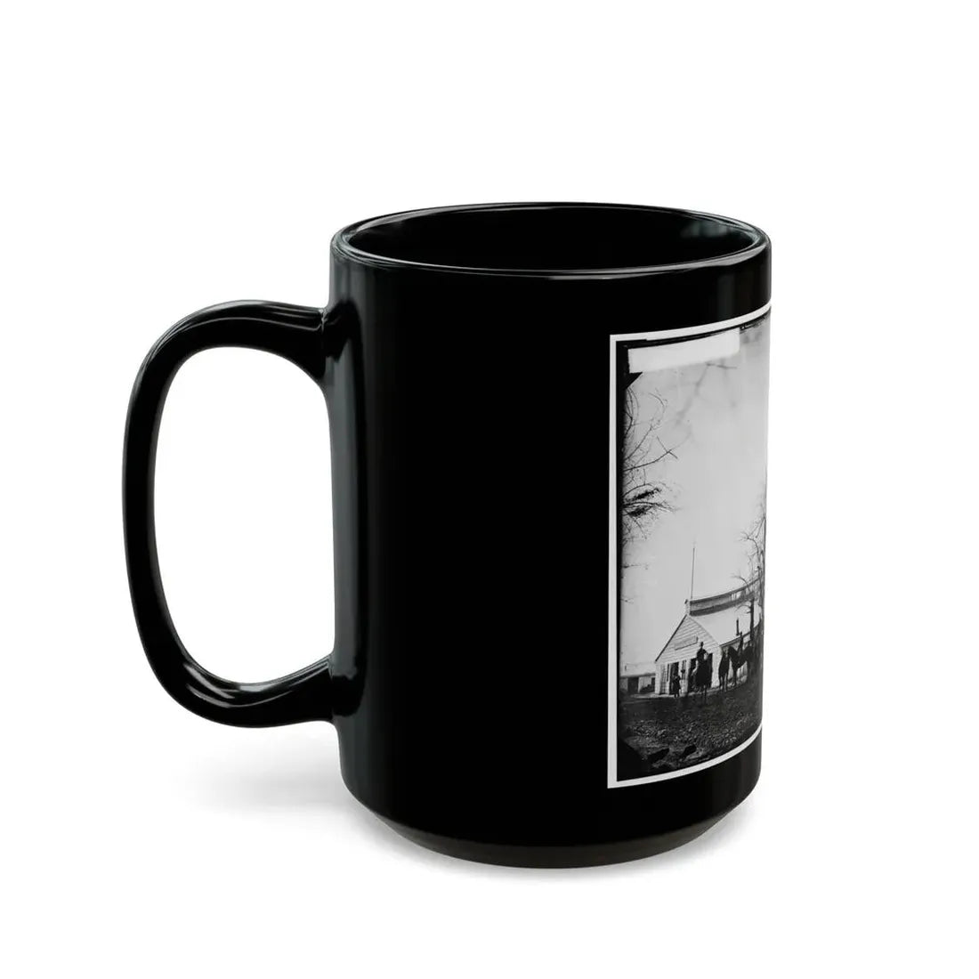 Washington, D.C. Quarters Of Gen. Alfred Pleasonton, And  Government Horse Shoeing Shop  At Left; 21st St. Near F Nw (U.S. Civil War) Black Coffee Mug - Go Mug Yourself