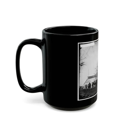 Washington, D.C. Quarters Of Gen. Alfred Pleasonton, And  Government Horse Shoeing Shop  At Left; 21st St. Near F Nw (U.S. Civil War) Black Coffee Mug - Go Mug Yourself