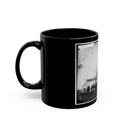 Washington, D.C. Quarters Of Gen. Alfred Pleasonton, And  Government Horse Shoeing Shop  At Left; 21st St. Near F Nw (U.S. Civil War) Black Coffee Mug - Go Mug Yourself