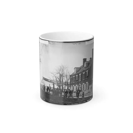 Washington, D.C. Quarters of Gen. Alfred Pleasonton, and  Government Horse Shoeing Shop  at Left; 21St St. Near F Nw (U.S. Civil War) Color Changing Coffee Mug 11oz Default Title 11oz - Go Mug Yourself