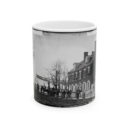 Washington, D.C. Quarters Of Gen. Alfred Pleasonton, And  Government Horse Shoeing Shop  At Left; 21st St. Near F Nw (U.S. Civil War) White Coffee Mug 11oz - Go Mug Yourself