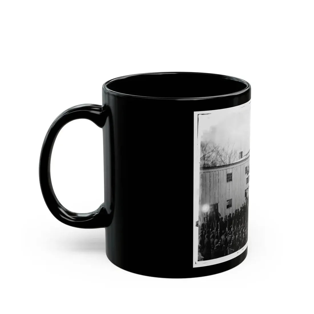 Washington, D.C. Reading The Death Warrant To Wirz On The Scaffold (U.S. Civil War) Black Coffee Mug - Go Mug Yourself