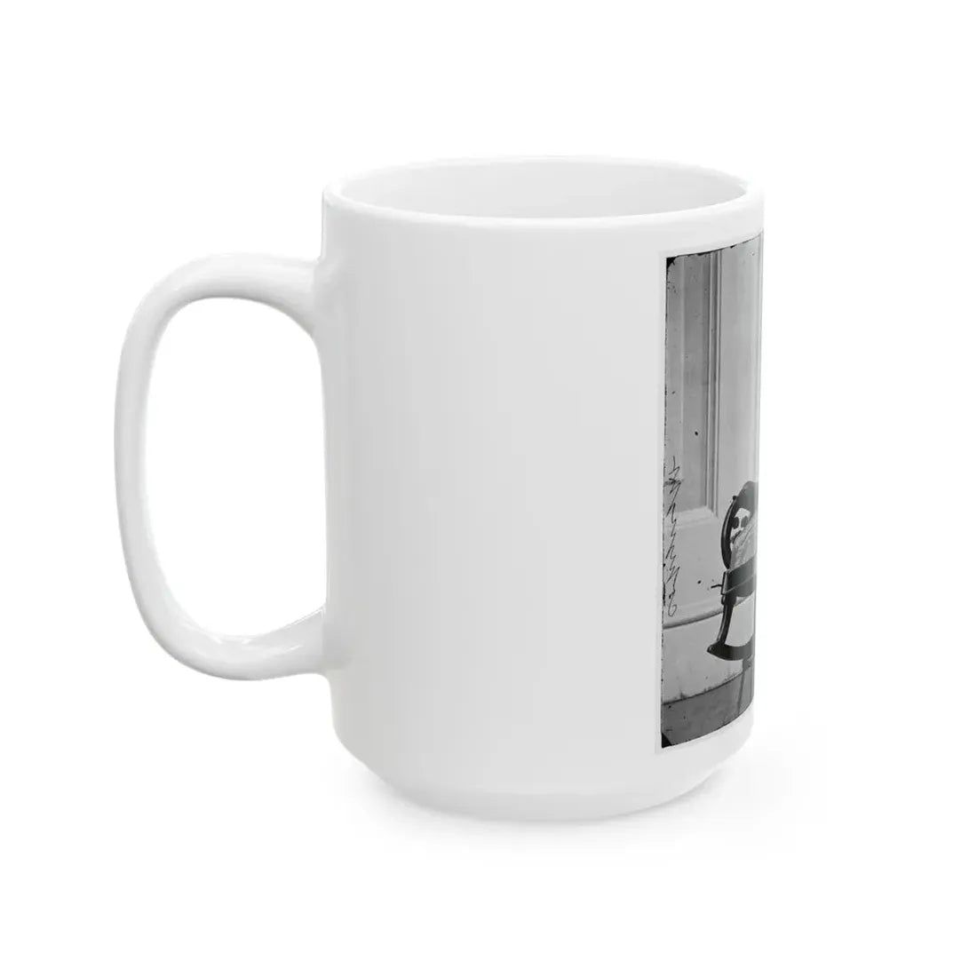 Washington, D.C. Rocking Chair Used By President Lincoln In Ford's Theater (U.S. Civil War) White Coffee Mug - Go Mug Yourself