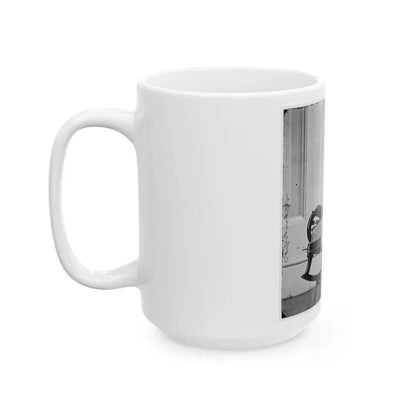 Washington, D.C. Rocking Chair Used By President Lincoln In Ford's Theater (U.S. Civil War) White Coffee Mug - Go Mug Yourself