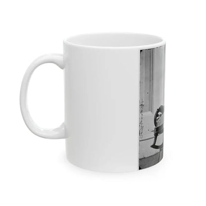 Washington, D.C. Rocking Chair Used By President Lincoln In Ford's Theater (U.S. Civil War) White Coffee Mug - Go Mug Yourself