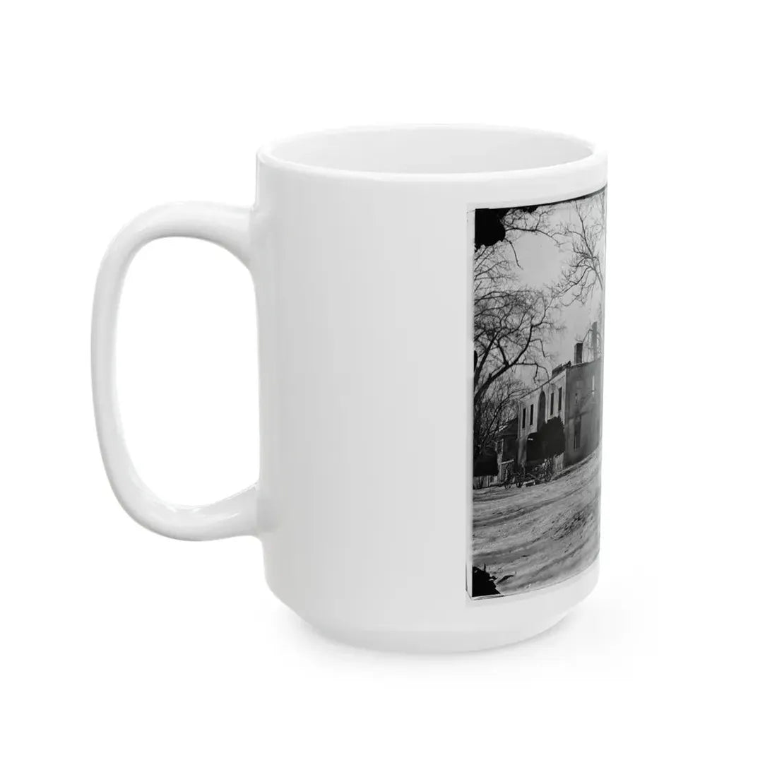Washington, D.C. Ruins Of Kalorama Hospital, 23d And S Streets, Nw (U.S. Civil War) White Coffee Mug - Go Mug Yourself