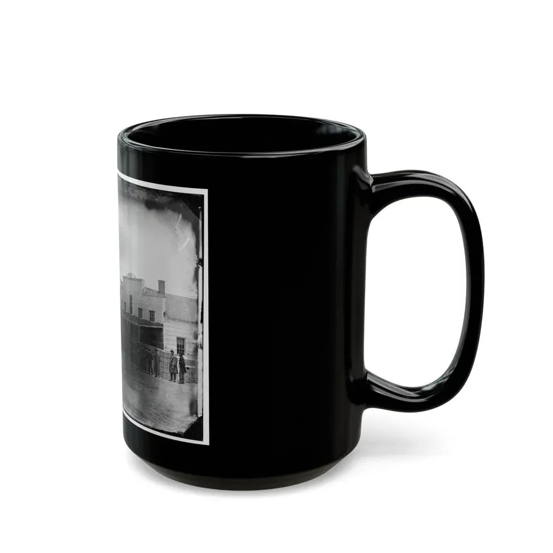 Washington, D.C. Staff, Buildings, And Wagons Of The Medical Department (U.S. Civil War) Black Coffee Mug - Go Mug Yourself