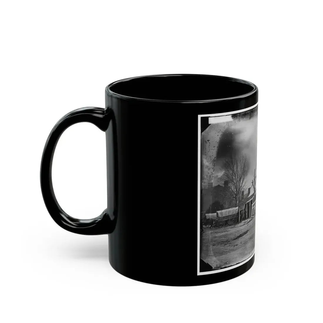 Washington, D.C. Staff, Buildings, And Wagons Of The Medical Department (U.S. Civil War) Black Coffee Mug - Go Mug Yourself