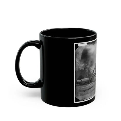 Washington, D.C. Staff, Buildings, And Wagons Of The Medical Department (U.S. Civil War) Black Coffee Mug - Go Mug Yourself