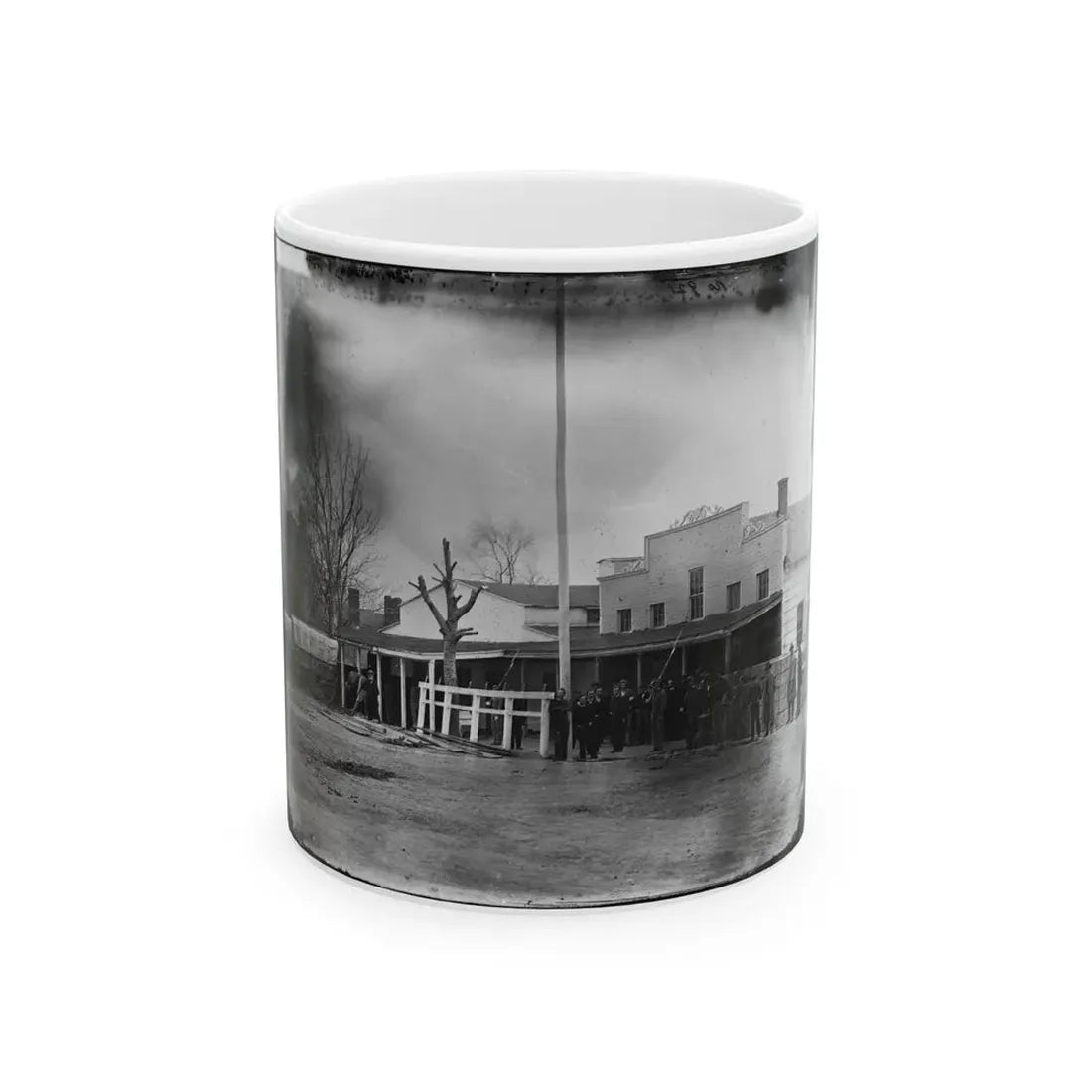 Washington, D.C. Staff, Buildings, And Wagons Of The Medical Department (U.S. Civil War) White Coffee Mug 11oz - Go Mug Yourself