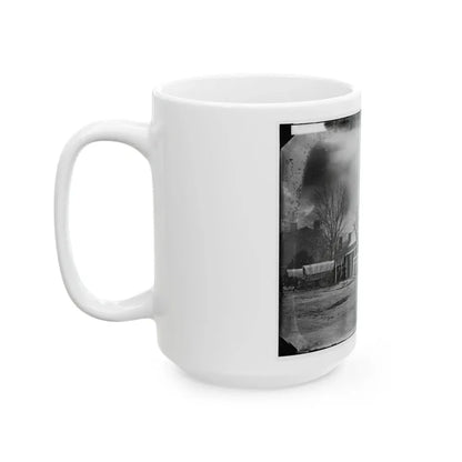 Washington, D.C. Staff, Buildings, And Wagons Of The Medical Department (U.S. Civil War) White Coffee Mug - Go Mug Yourself