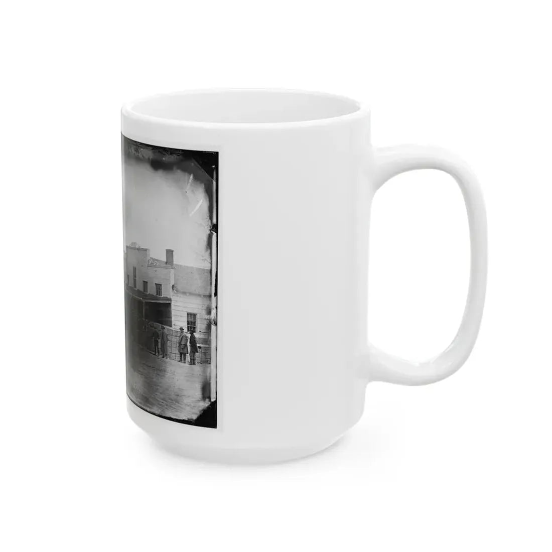 Washington, D.C. Staff, Buildings, And Wagons Of The Medical Department (U.S. Civil War) White Coffee Mug - Go Mug Yourself