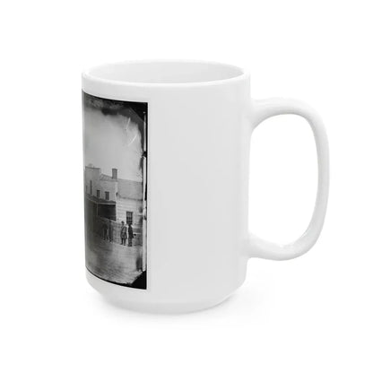 Washington, D.C. Staff, Buildings, And Wagons Of The Medical Department (U.S. Civil War) White Coffee Mug - Go Mug Yourself