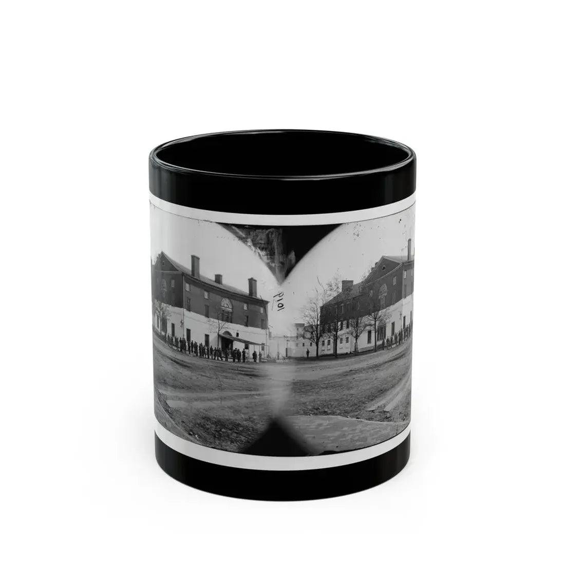 Washington, D.C. The Old Capitol Prison, 1st And A Streets Ne (U.S. Civil War) Black Coffee Mug 11oz - Go Mug Yourself
