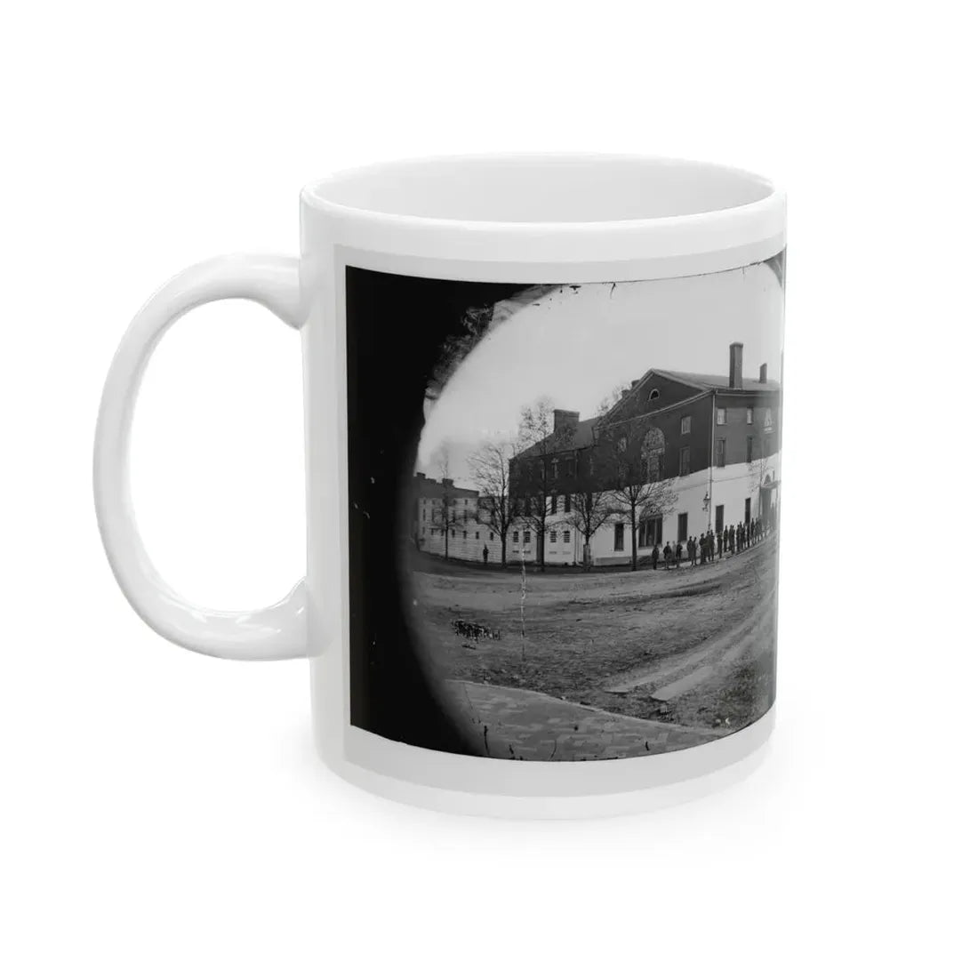 Washington, D.C. The Old Capitol Prison, 1st And A Streets Ne (U.S. Civil War) White Coffee Mug - Go Mug Yourself