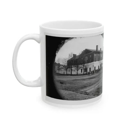 Washington, D.C. The Old Capitol Prison, 1st And A Streets Ne (U.S. Civil War) White Coffee Mug - Go Mug Yourself