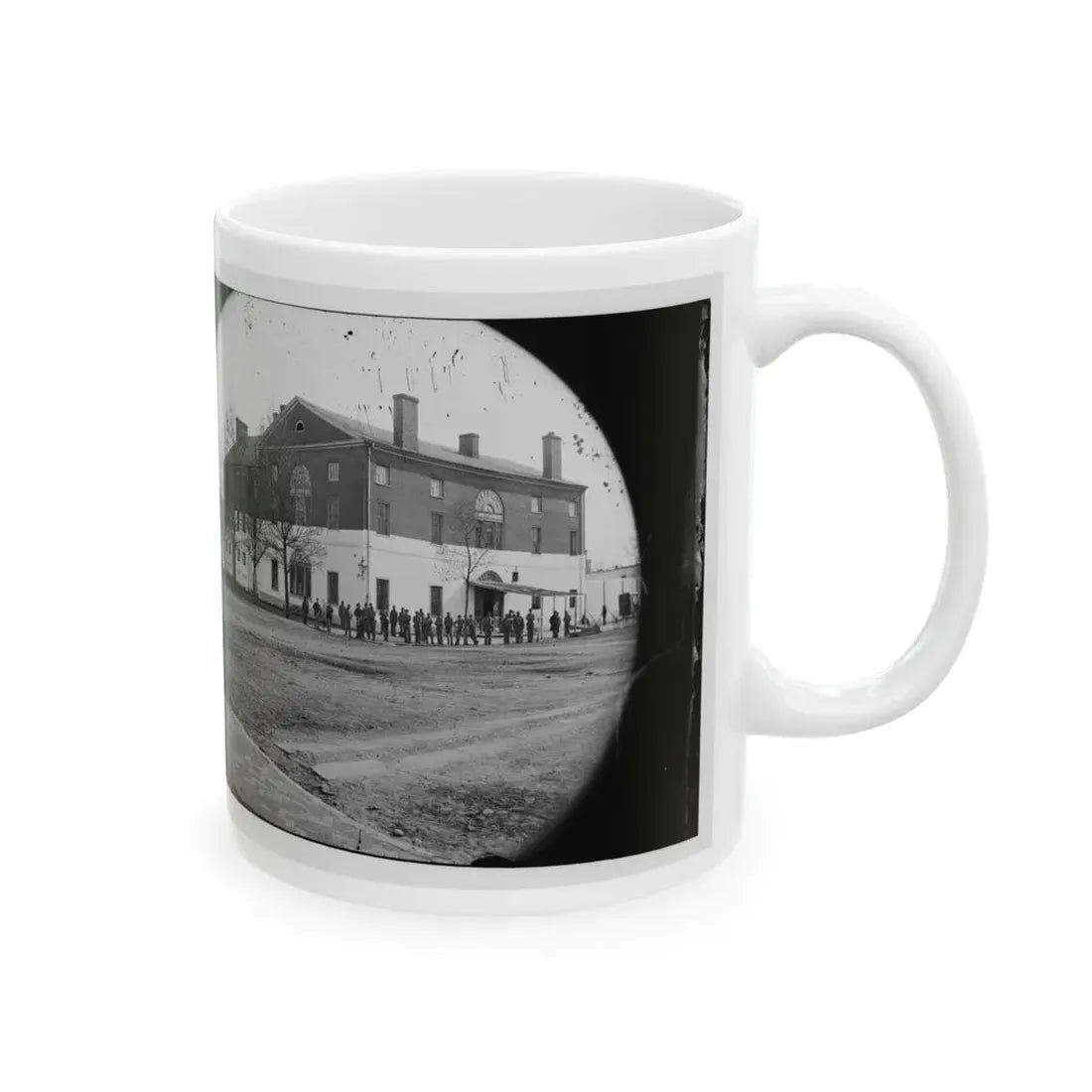 Washington, D.C. The Old Capitol Prison, 1st And A Streets Ne (U.S. Civil War) White Coffee Mug - Go Mug Yourself