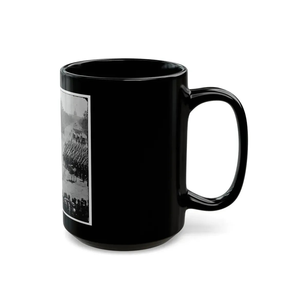 Washington, D.C. Units Of 20th Army Corps, Army Of Georgia, Passing On Pennsylvania Avenue Near The Treasury (U.S. Civil War) Black Coffee Mug - Go Mug Yourself