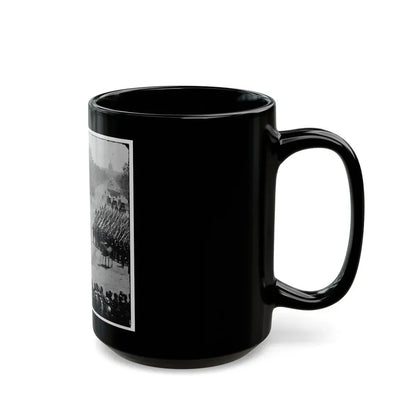 Washington, D.C. Units Of 20th Army Corps, Army Of Georgia, Passing On Pennsylvania Avenue Near The Treasury (U.S. Civil War) Black Coffee Mug - Go Mug Yourself