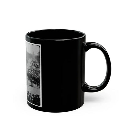 Washington, D.C. Units Of 20th Army Corps, Army Of Georgia, Passing On Pennsylvania Avenue Near The Treasury (U.S. Civil War) Black Coffee Mug - Go Mug Yourself