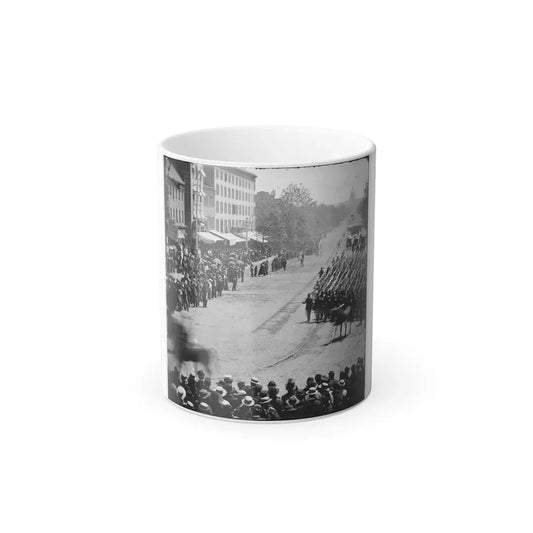 Washington, D.C. Units of 20Th Army Corps, Army of Georgia, Passing on Pennsylvania Avenue Near the Treasury (U.S. Civil War) Color Changing Coffee Mug 11oz Default Title 11oz - Go Mug Yourself