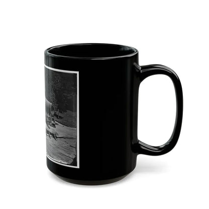 Washington, D.C., Vicinity. 15-In. Gun And Mounting (U.S. Civil War) Black Coffee Mug - Go Mug Yourself