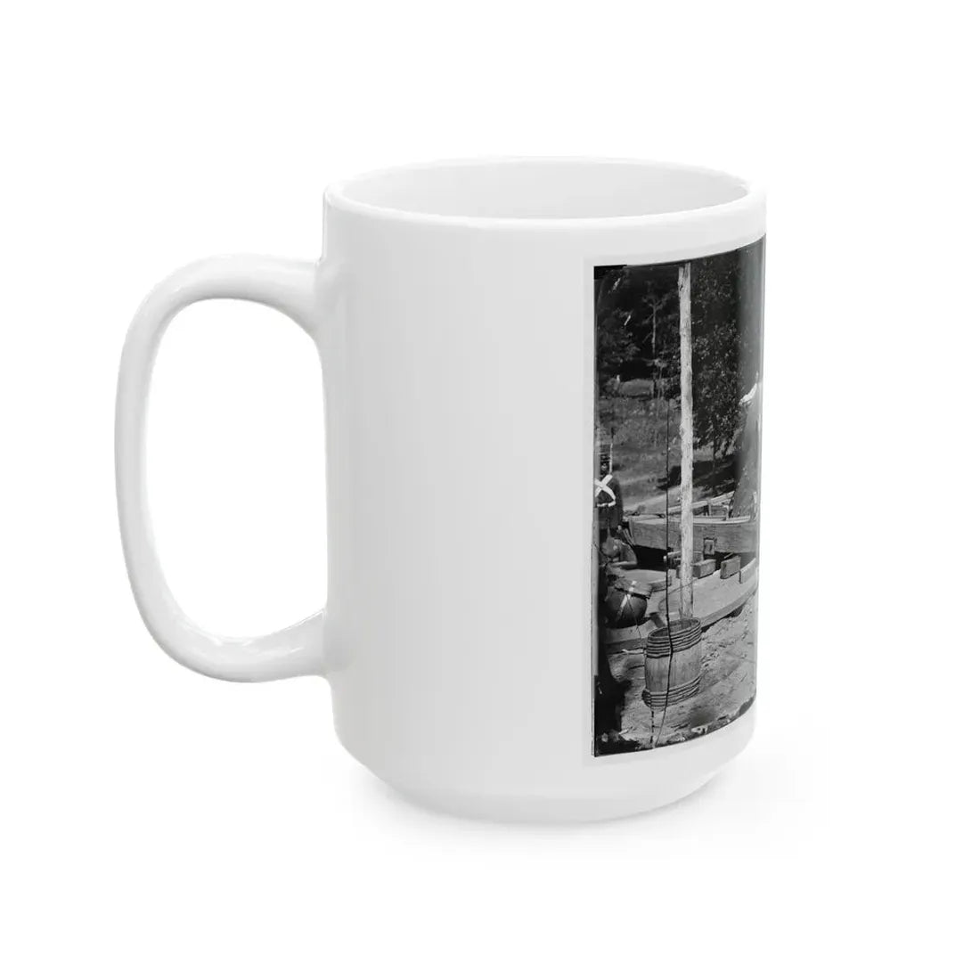 Washington, D.C., Vicinity. 15-In. Gun And Mounting (U.S. Civil War) White Coffee Mug - Go Mug Yourself