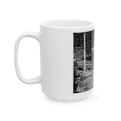 Washington, D.C., Vicinity. 15-In. Gun And Mounting (U.S. Civil War) White Coffee Mug - Go Mug Yourself