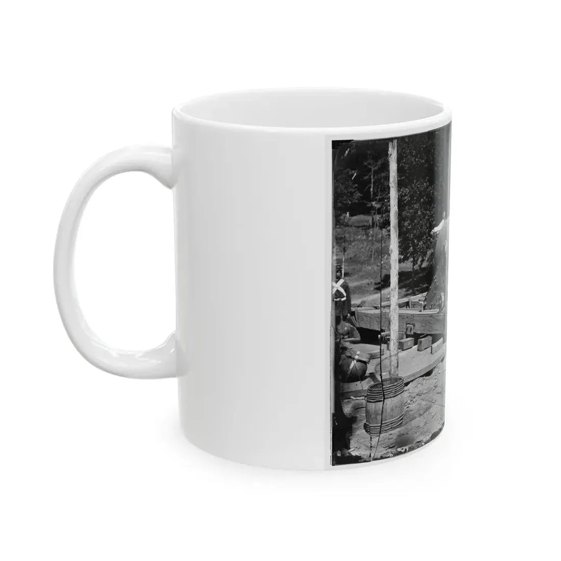 Washington, D.C., Vicinity. 15-In. Gun And Mounting (U.S. Civil War) White Coffee Mug - Go Mug Yourself