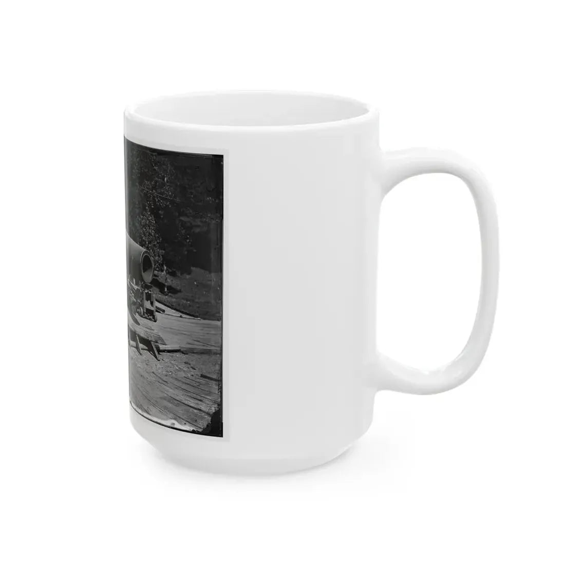 Washington, D.C., Vicinity. 15-In. Gun And Mounting (U.S. Civil War) White Coffee Mug - Go Mug Yourself