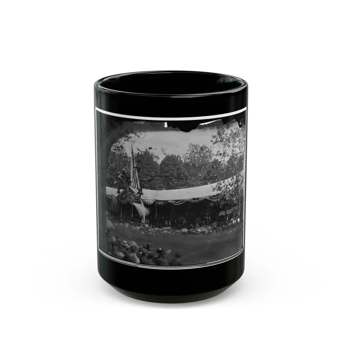 Washington, D.C. View In Front Of Presidential Reviewing Stand (U.S. Civil War) Black Coffee Mug 15oz - Go Mug Yourself