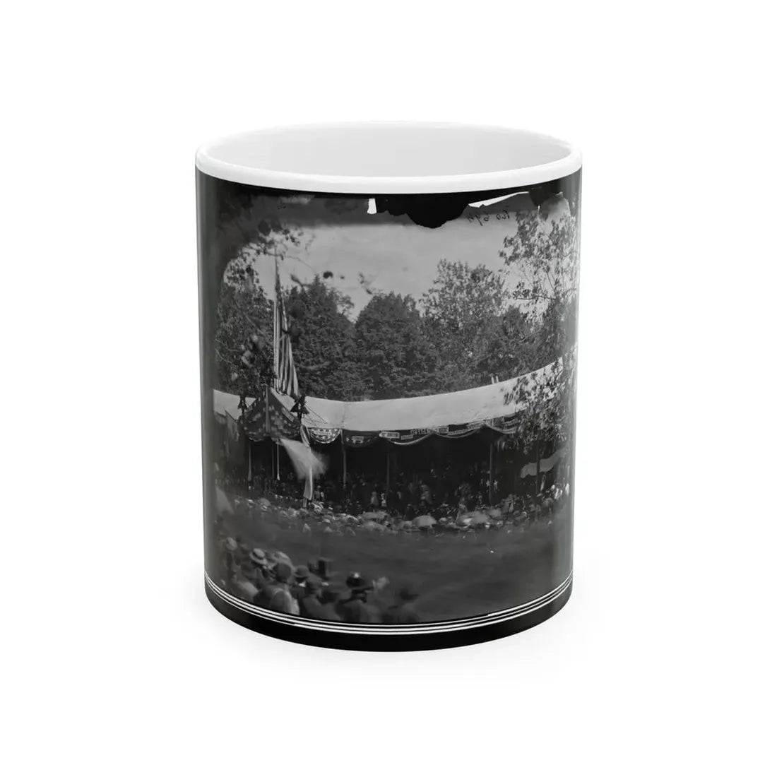 Washington, D.C. View In Front Of Presidential Reviewing Stand (U.S. Civil War) White Coffee Mug 11oz - Go Mug Yourself