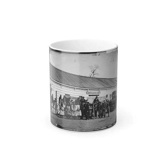 Washington, D.C. Workmen in Front of the Ambulance Shop (U.S. Civil War) Color Changing Coffee Mug 11oz Default Title 11oz - Go Mug Yourself