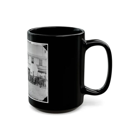 Washington, D.C. Workmen In Front Of The Trimming Shop (U.S. Civil War) Black Coffee Mug - Go Mug Yourself