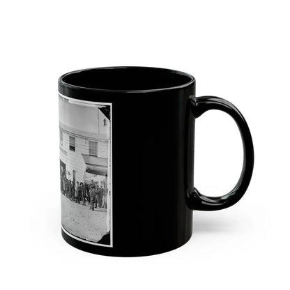 Washington, D.C. Workmen In Front Of The Trimming Shop (U.S. Civil War) Black Coffee Mug - Go Mug Yourself