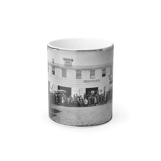 Washington, D.C. Workmen in Front of the Trimming Shop (U.S. Civil War) Color Changing Coffee Mug 11oz Default Title 11oz - Go Mug Yourself
