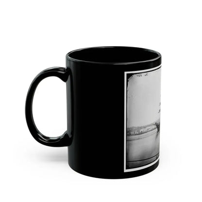 Washington, District Of Columbia. Brazilian Steam Frigate At Navy Yard. Yards Manned On The Occasion Of The President's Visit (U.S. Civil War) Black Coffee Mug - Go Mug Yourself