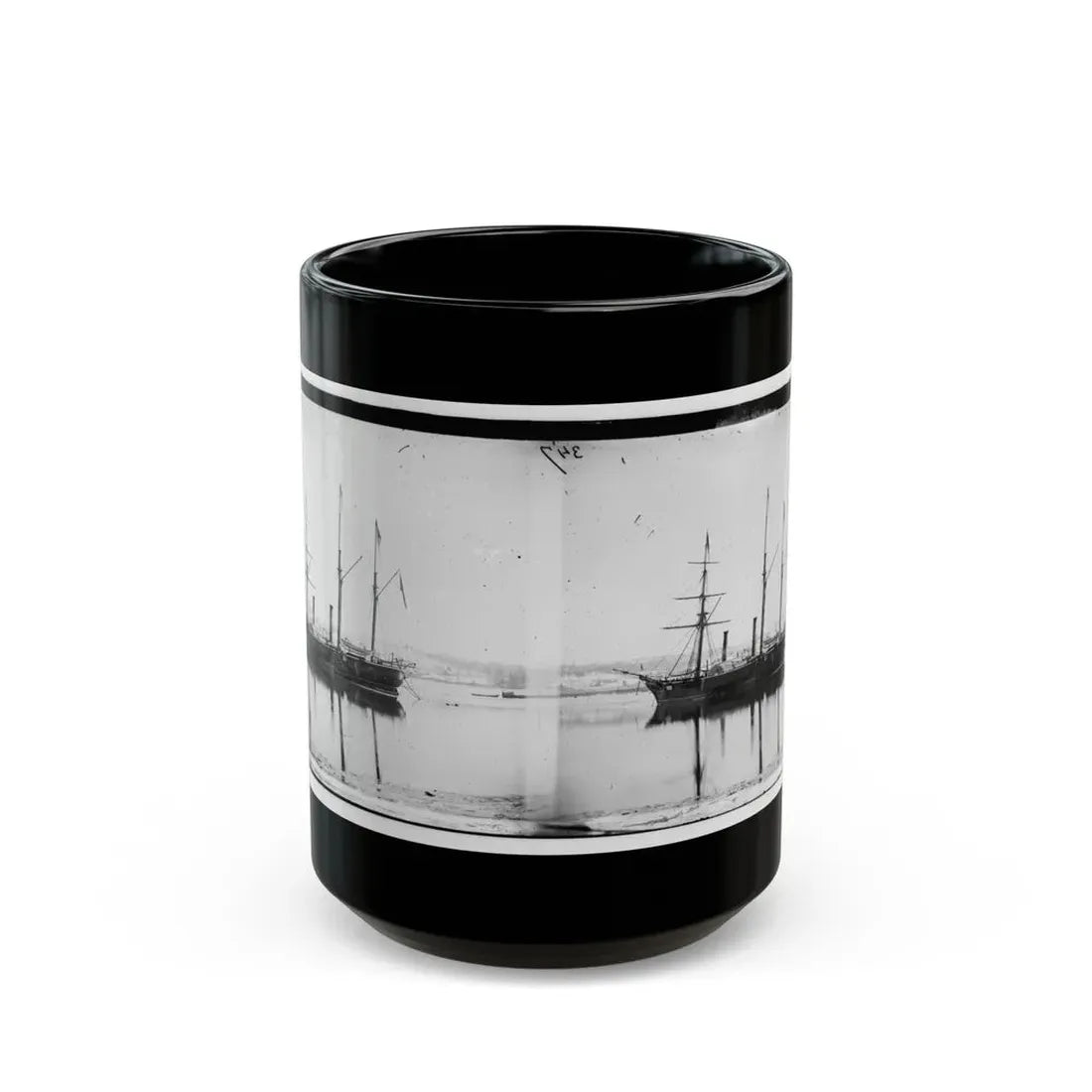 Washington, District Of Columbia. Brazilian Steamer 001 (U.S. Civil War) Black Coffee Mug 15oz - Go Mug Yourself