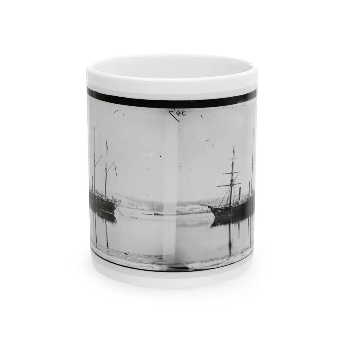 Washington, District Of Columbia. Brazilian Steamer 001 (U.S. Civil War) White Coffee Mug 11oz - Go Mug Yourself