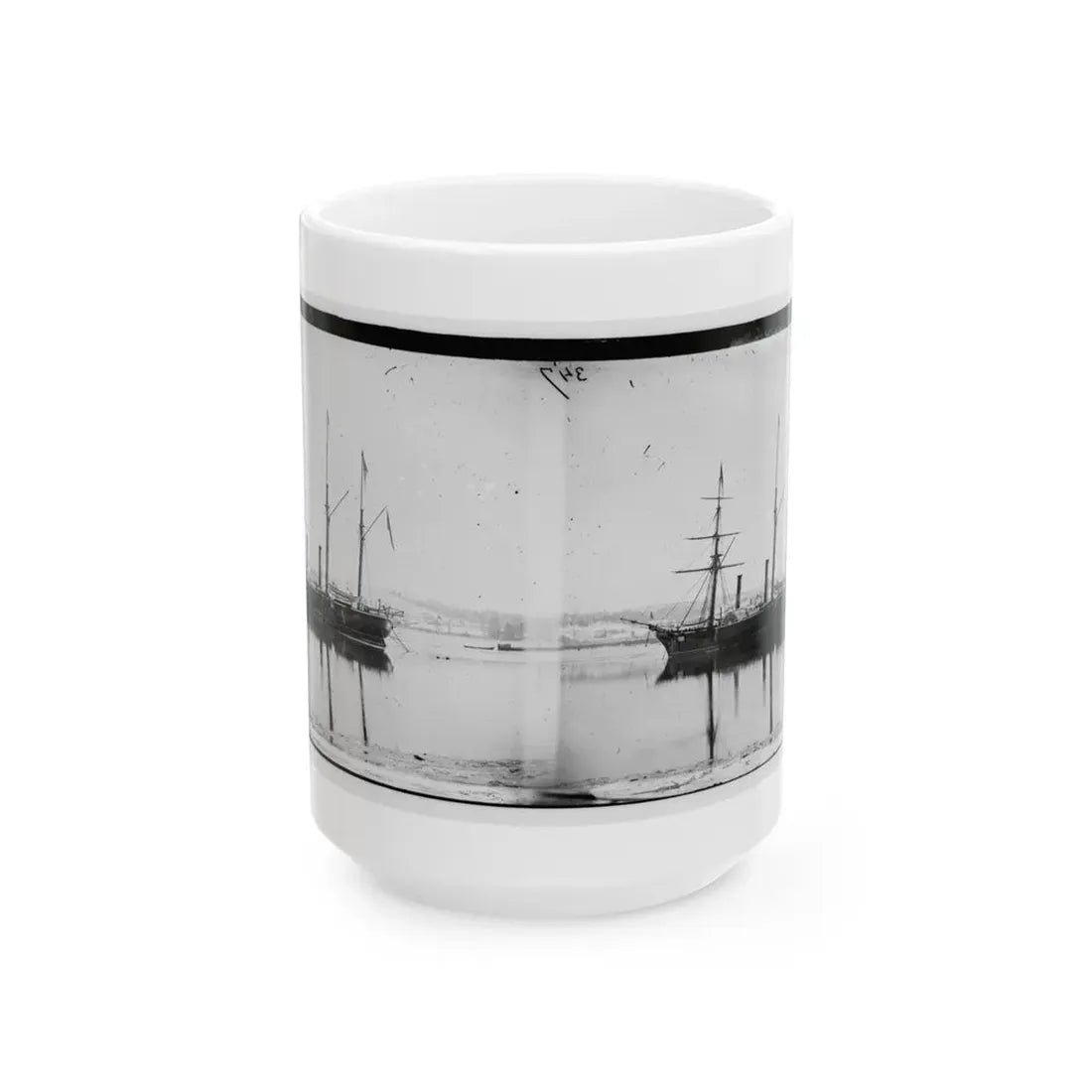 Washington, District Of Columbia. Brazilian Steamer 001 (U.S. Civil War) White Coffee Mug 15oz - Go Mug Yourself