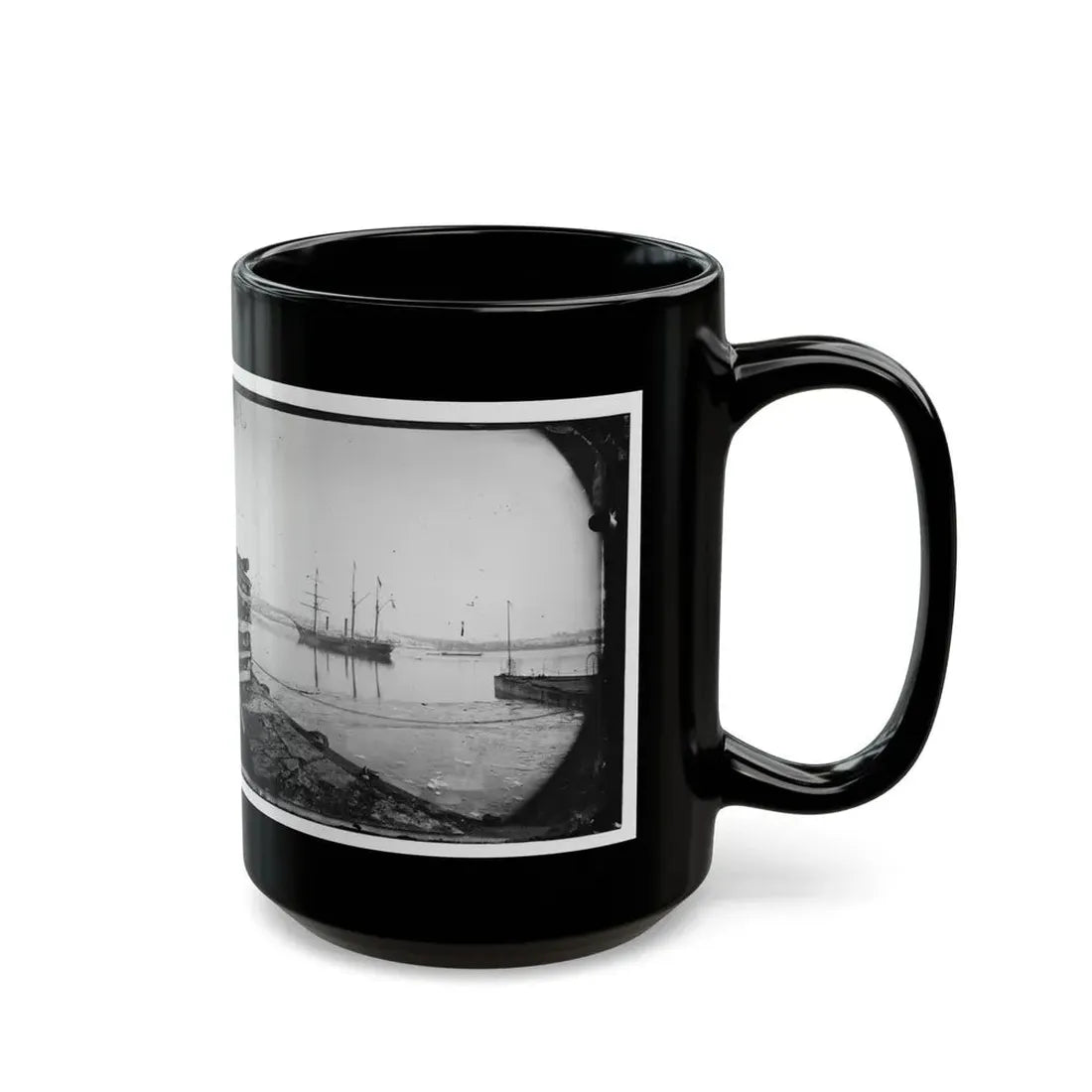 Washington, District Of Columbia. Brazilian Steamer (U.S. Civil War) Black Coffee Mug - Go Mug Yourself
