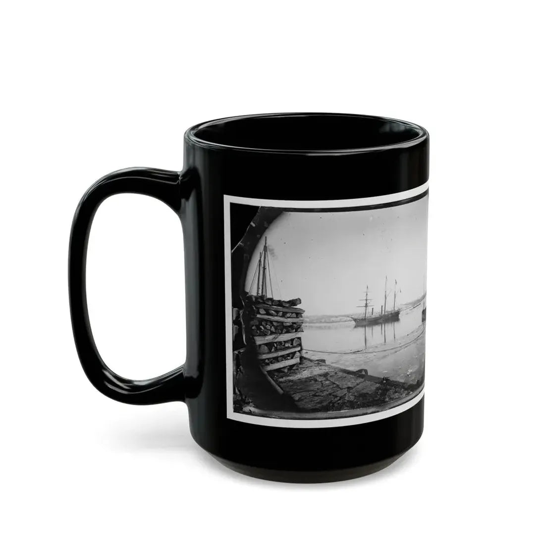 Washington, District Of Columbia. Brazilian Steamer (U.S. Civil War) Black Coffee Mug - Go Mug Yourself