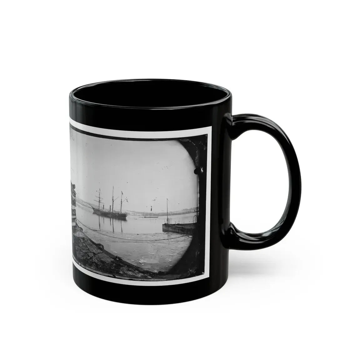 Washington, District Of Columbia. Brazilian Steamer (U.S. Civil War) Black Coffee Mug - Go Mug Yourself