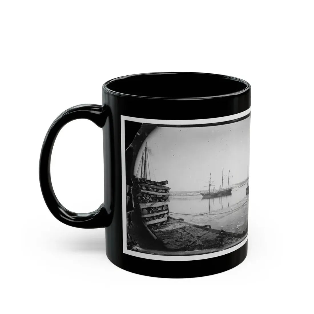 Washington, District Of Columbia. Brazilian Steamer (U.S. Civil War) Black Coffee Mug - Go Mug Yourself