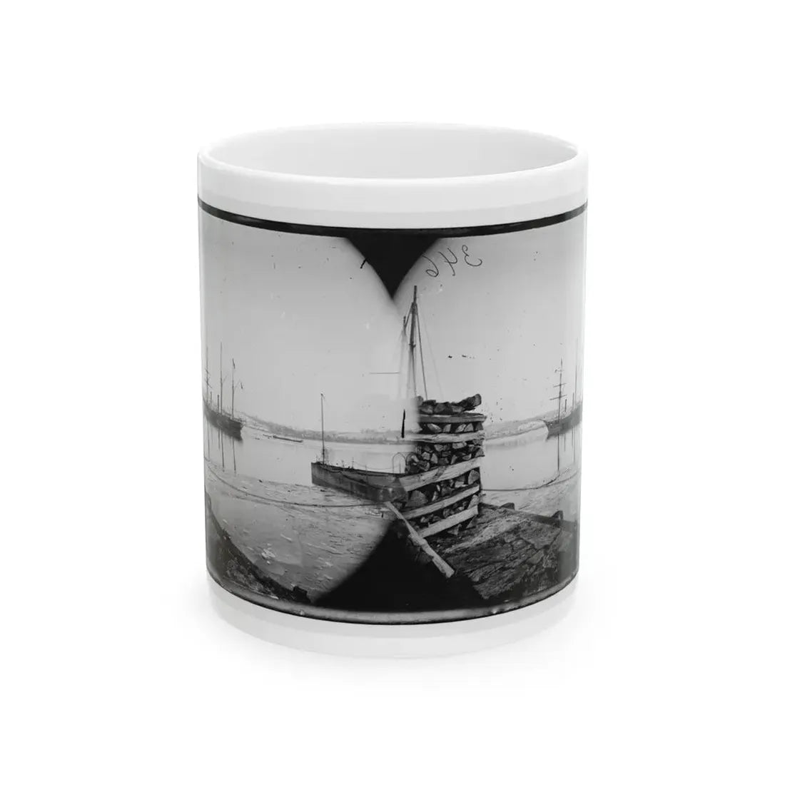Washington, District Of Columbia. Brazilian Steamer (U.S. Civil War) White Coffee Mug 11oz - Go Mug Yourself